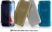 삼성정품 클리어뷰커버 G925 갤럭시S6엣지