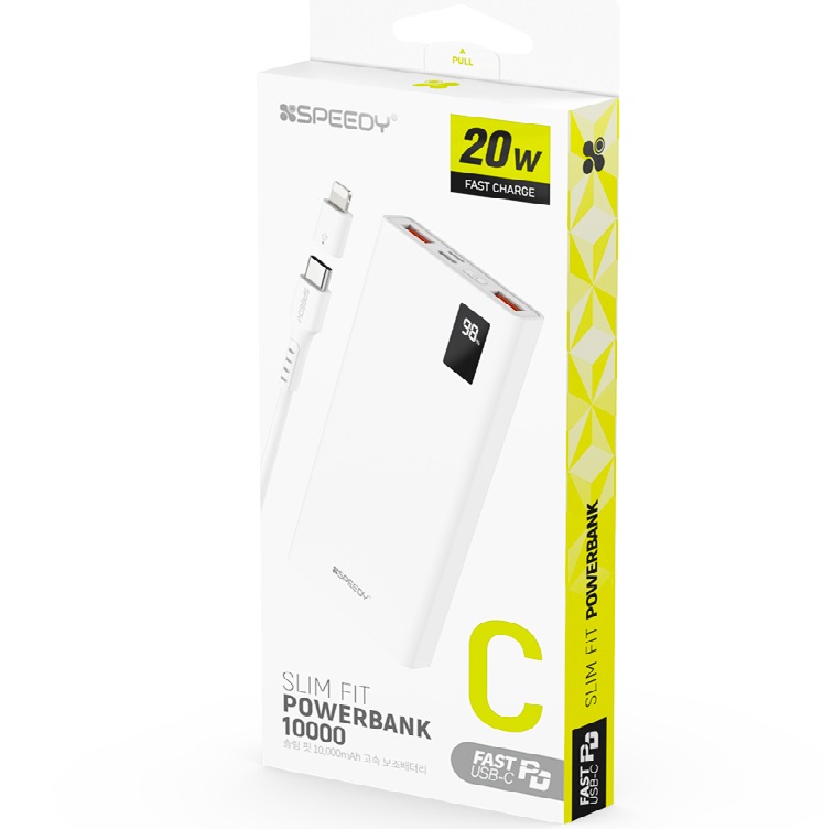 ���ǵ� ������ PD 20W ���� �������͸� 10000mAh / CŸ�� ���̺�20cm / 8������ ����