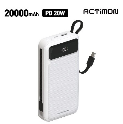 ��Ƽ�� PD20W ���ӵ�����̺� ��ü�� �������͸� 20000mAh